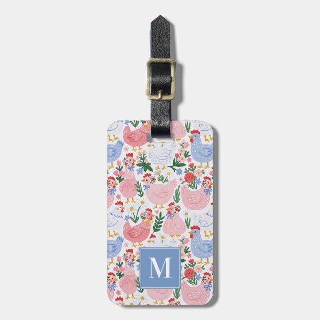 Chicken Luggage Tag (Front Vertical)