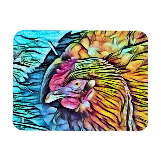 CHICKEN  MAGNET (Horizontal)