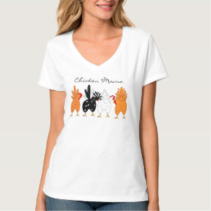 Chicken Mama Chicken Fronts and Chicken Backs T-Shirt