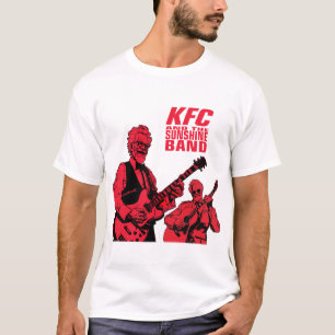 Chicken Man Sunshine Band Duo in Red - Han on Back T-Shirt