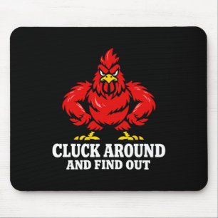 Chicken Math Too Many Chickens Ckyard Poultry Humo Mouse Mat