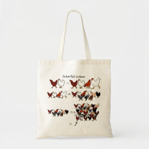 Chicken Math Tote Bag