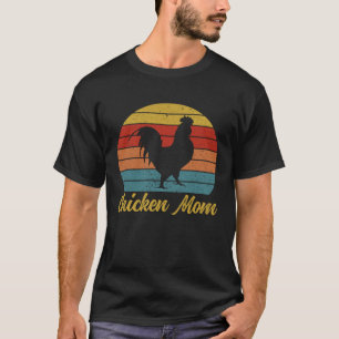 Chicken Mom Retro Chicken Owner Chicken  Chicken M T-Shirt