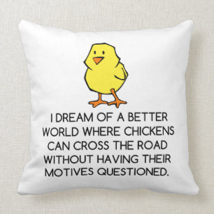 CHICKEN MOTIVES CUSHION