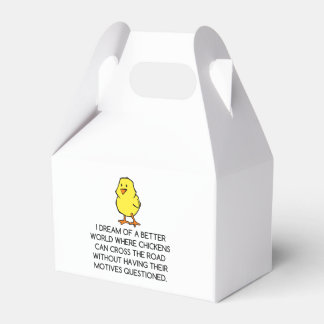 CHICKEN MOTIVES FAVOUR BOX
