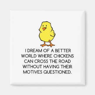 CHICKEN MOTIVES MAGNET