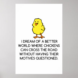 CHICKEN MOTIVES POSTER