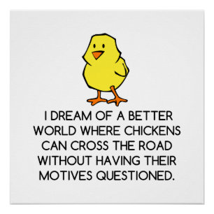 CHICKEN MOTIVES POSTER