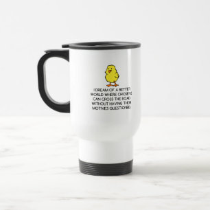 CHICKEN MOTIVES TRAVEL MUG
