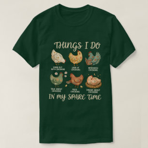 Chicken Mum Funny Chicken Lover Quote Design T-Shirt