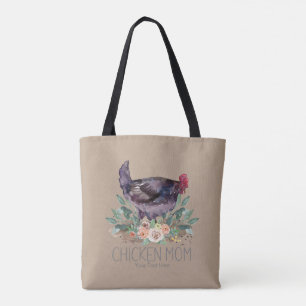 Chicken Mum Organic Farming Gardening Permaculture Tote Bag