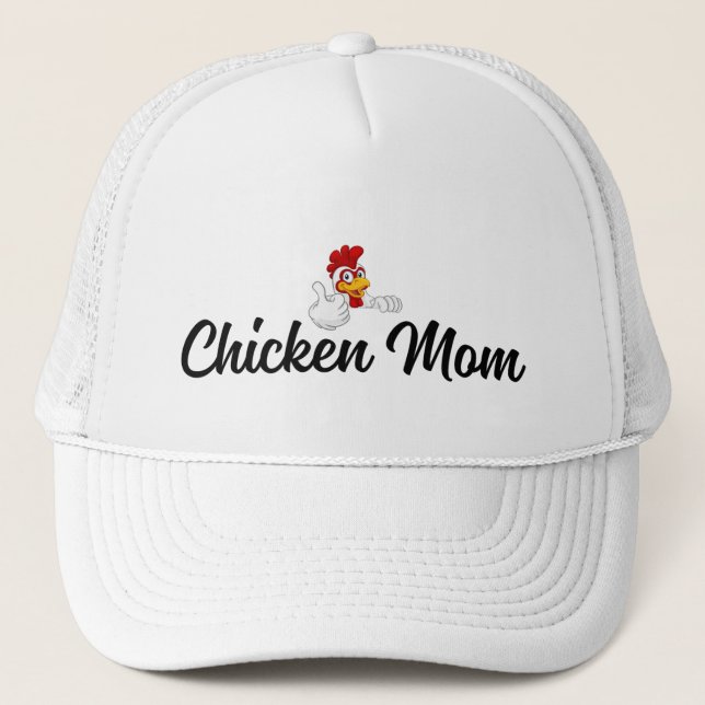 Chicken mum trucker hat (Front)