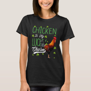 Chicken My Dog Is My Lucky Charm T-Shirt