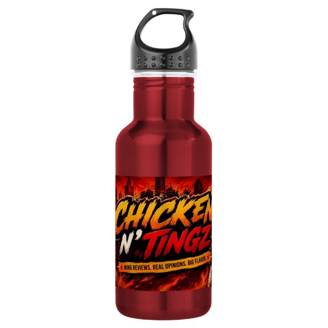 chicken N' tingz 532 Ml Water Bottle (Front)