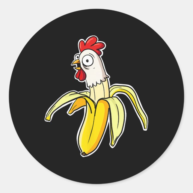 Chicken Nana  Classic Round Sticker (Front)