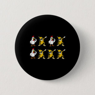Chicken Nana Dance Dab Funny Dance Meme Kids Men W 6 Cm Round Badge