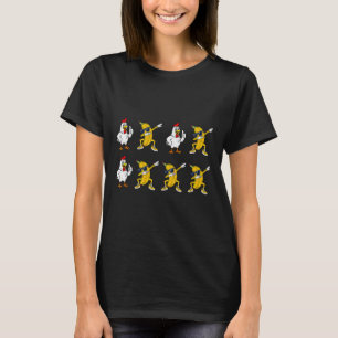 Chicken Nana Dance Dab Funny Dance Meme Kids Men W T-Shirt