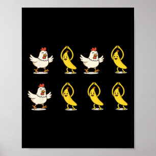 Chicken Nana Dancing Poster