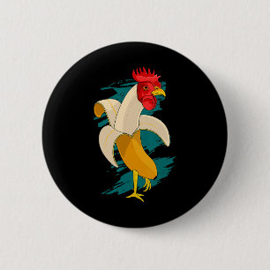 Chicken Nana Farming Chickens 6 Cm Round Badge