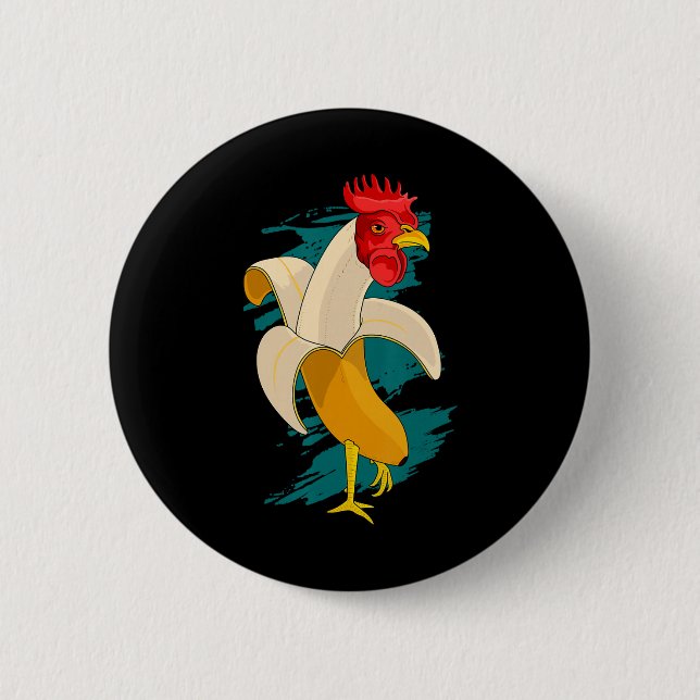 Chicken Nana Farming Chickens  6 Cm Round Badge (Front)