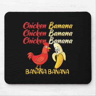 Chicken Nana Funny Meme Random Humour Mouse Mat