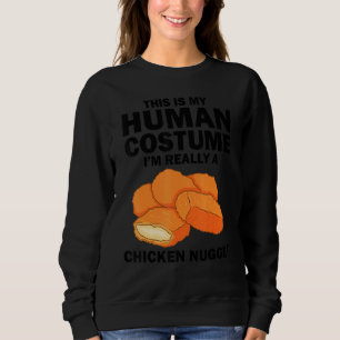 Chicken Nugget Costume For Kids Fashion Nugget Foo Sweatshirt