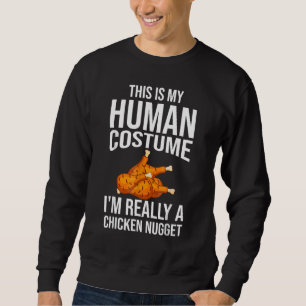 Chicken Nugget Costume For Kids Fashion Nugget Foo Sweatshirt