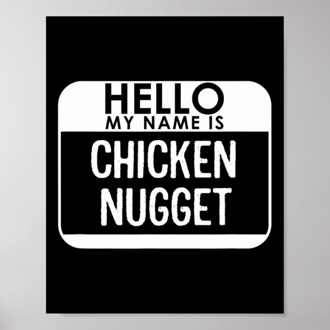 Chicken Nugget Costume Fun Easy Last Minute Hallow Poster (Front)