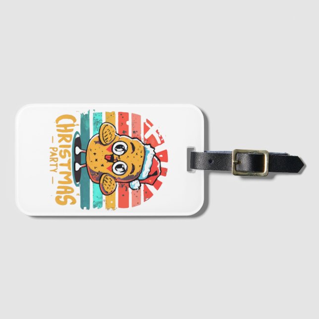 Chicken-nugget Luggage Tag (Front Horizontal)