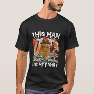 Chicken Nugget Man Face Cowboy Meme T Shirt