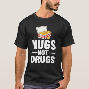 Chicken Nugget Vegan Nuggs Fries Sauce T-Shirt