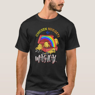 Chicken Nuggets Are Magical Rainbow Chicken Nugget T-Shirt