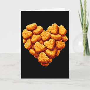 Chicken Nuggets Are My Valentine Heart Funny Valen Card