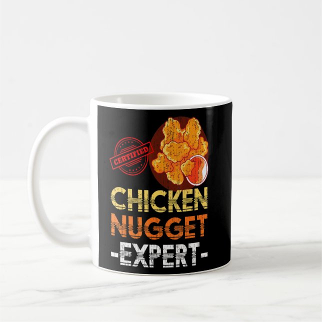 Chicken Nuggets Expert Fast Food  Chicken Nugget  Coffee Mug (Left)