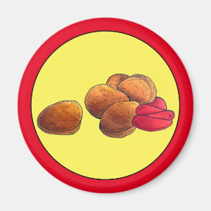 Chicken Nuggets Ketchup Junk Fast Food Foodie Magnet