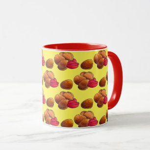 Chicken Nuggets Ketchup Junk Fast Food Foodie Mug