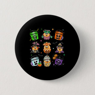Chicken Nuggets Pumpkin Halloween 90s Vintage 2 6 Cm Round Badge