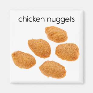 Chicken Nuggets Refrigerator Magnet