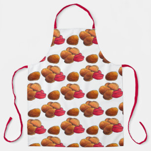 Chicken Nuggets with Ketchup Junk Food Foodie Apron