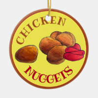 Chicken Nuggets with Ketchup Junk Food Foodie