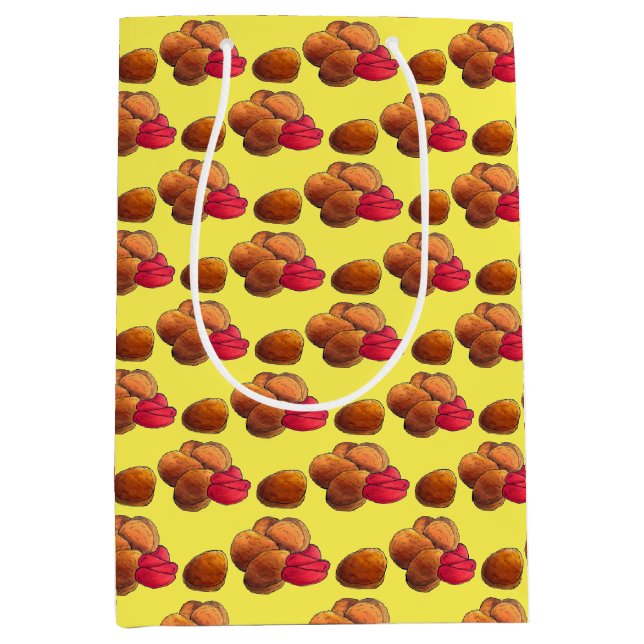 Chicken Nuggets with Ketchup Junk Food Foodie Medium Gift Bag (Front)