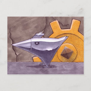 Chicken of Metal postcard