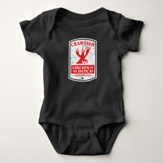 Chicken Of The Ditch Cajun Crawfish Boil Baby Bodysuit