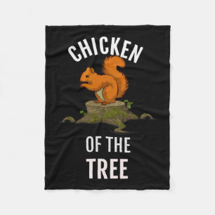 Chicken Of The Tree Fleece Blanket