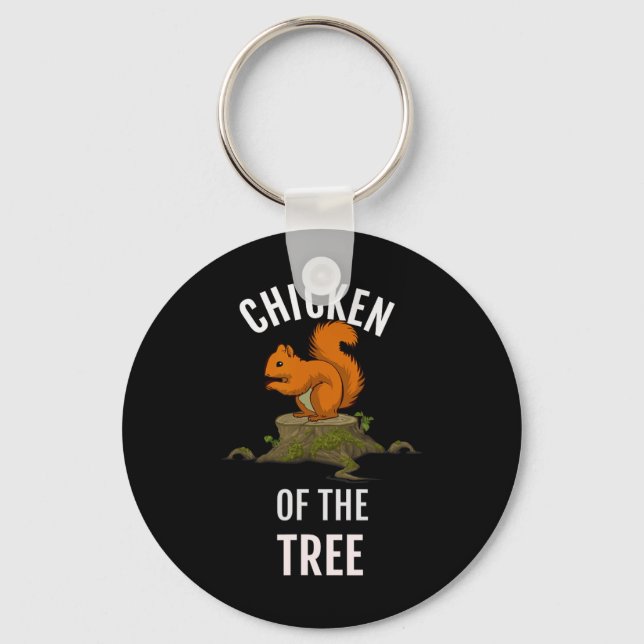 Chicken Of The Tree  Key Ring (Front)