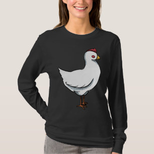 Chicken on Blue T-Shirt