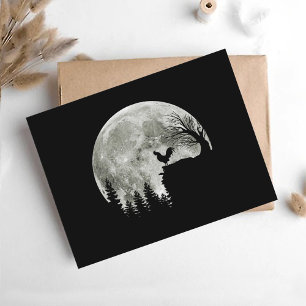 Chicken On Mountain Halloween Chicken Lovers Postcard