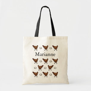 Chicken or the Egg, Add Your Name Tote Bag