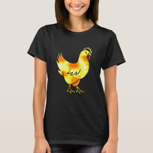 Chicken Orange Retro Vintage - Cute Chicken Owner T-Shirt