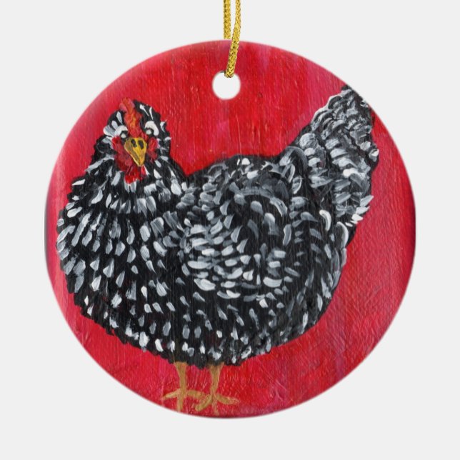 Chicken Ornament (Front)